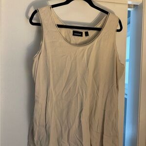 Avenue Beige Tank Top